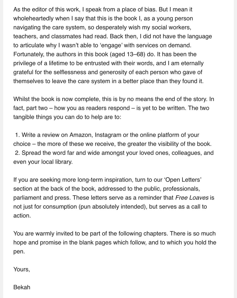 A short message of thanks to Free Loaves on Fridays subscribers (which may have got lost in spam/never been received by wise folk who prefer to unsubscribe to emails!) @unbounders