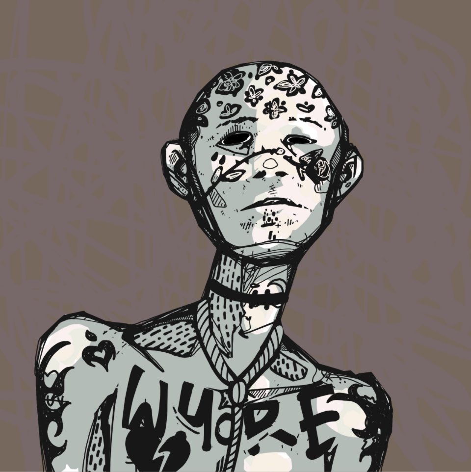 In <a href="/darkosNFT/">darkos</a>, you won't find a range of characters, emotions, faces, skin tones, and shit.

Everyone may seem the same, but the key is how well you know yourself to find a way to express yourself.

I bet you'll find something that suits you among the variety of digital garments.