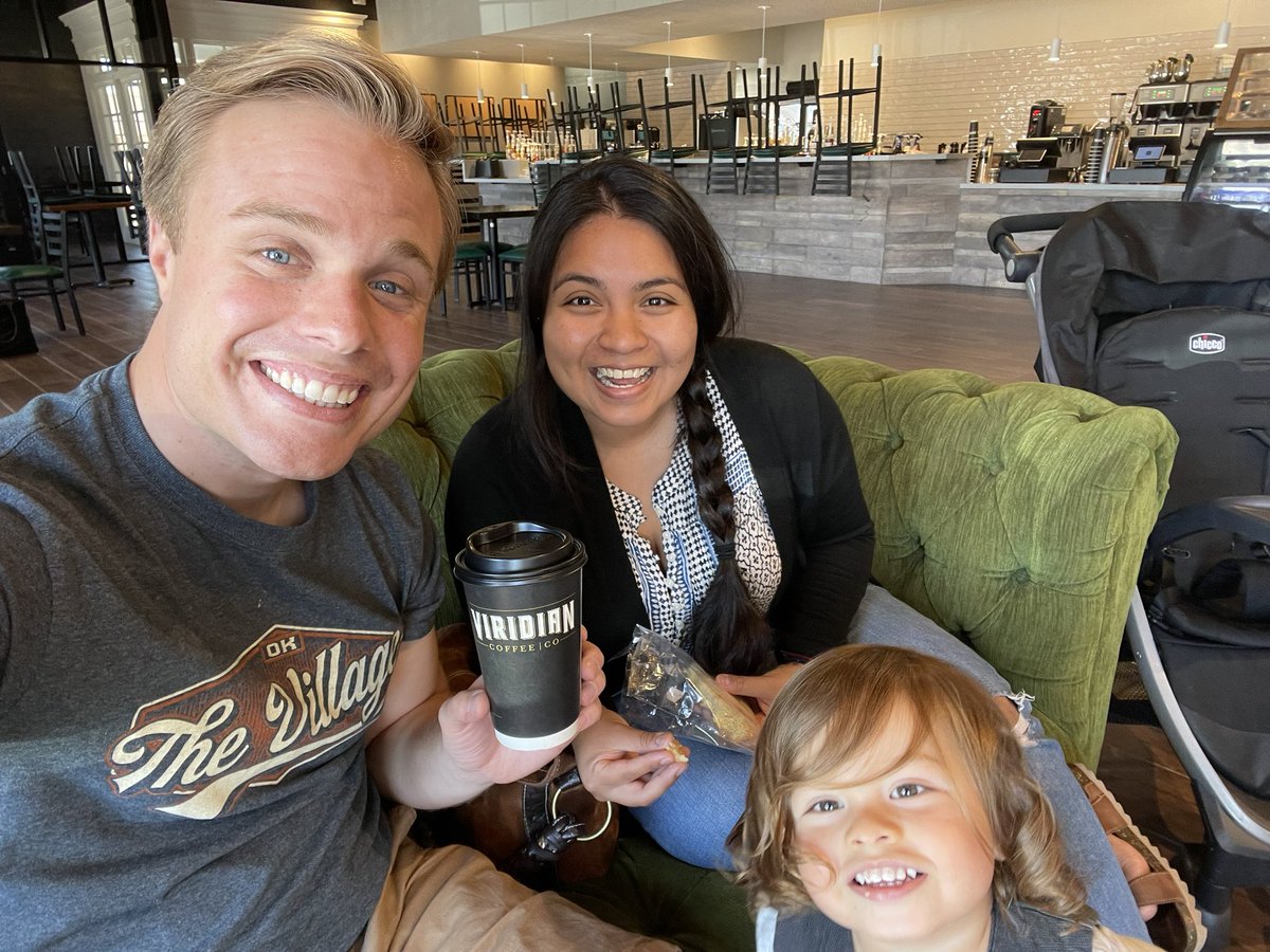 New neighborhood coffee shop! @viridiancoffee It’s great! George especially loves the breakfast cookie. We’re here for their soft opening. Their at Britton and Penn. Give’m a try!