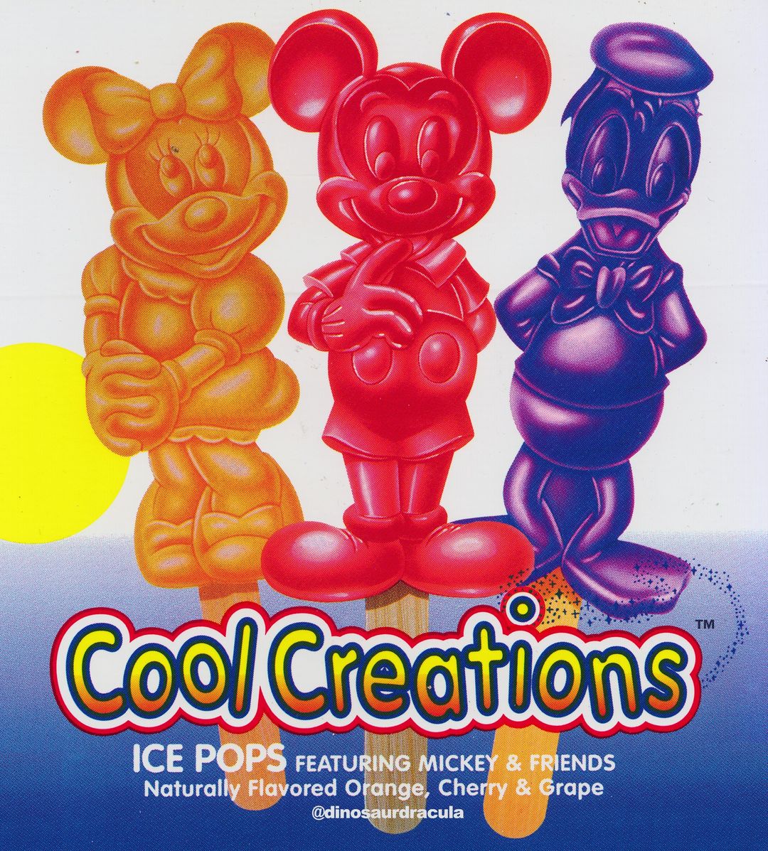 Mickey's Parade Ice Pops. The best to ever do it. I firmly believe that these characters were designed with the eventual transition to popsicles in mind. It just worked too well to be a coincidence.