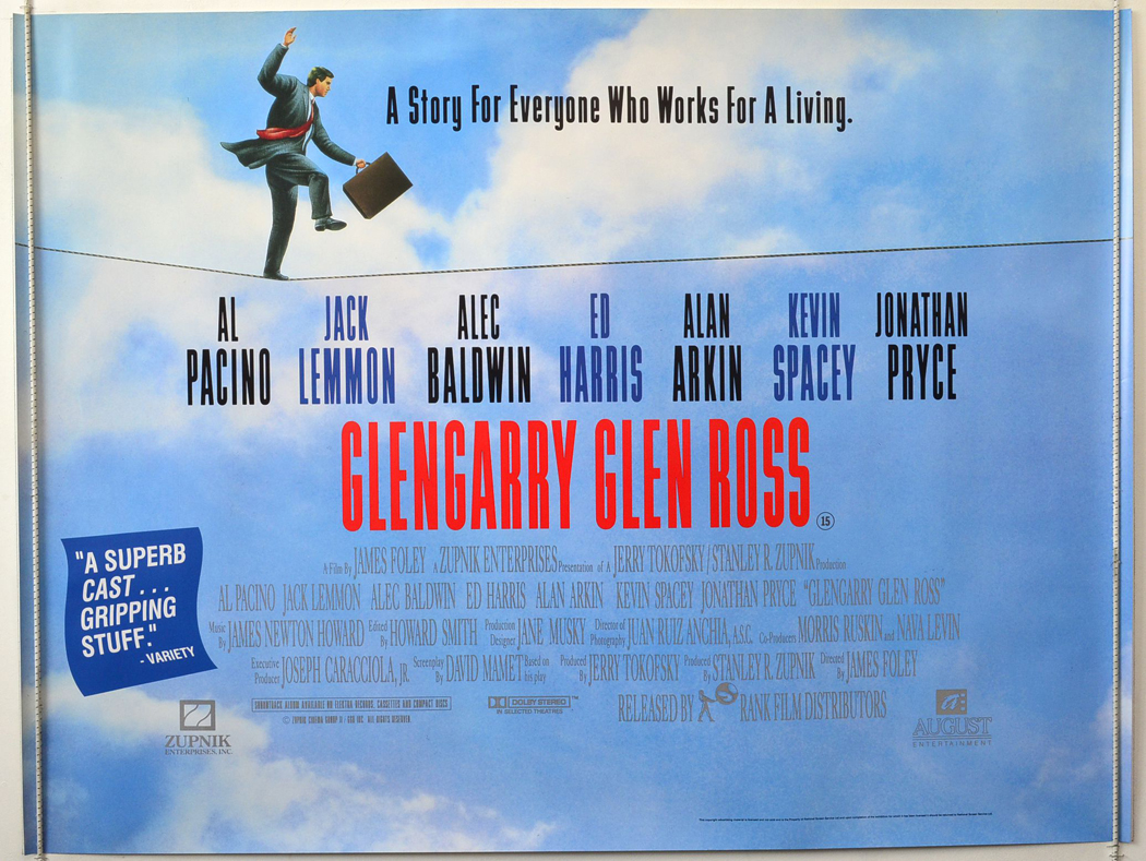 The #MOVIES!TV network (channel 2.2 in #Detroit/#yqg) is showing two dramas tonight about --and for-- people who work for a living. First, see #SallyField as #NormaRae at 8 p.m. Then watch #GlengarryGlenRoss starring #JackLemmon #AlPacino #EdHarris and #AlanArkin at 10:30 p.m.