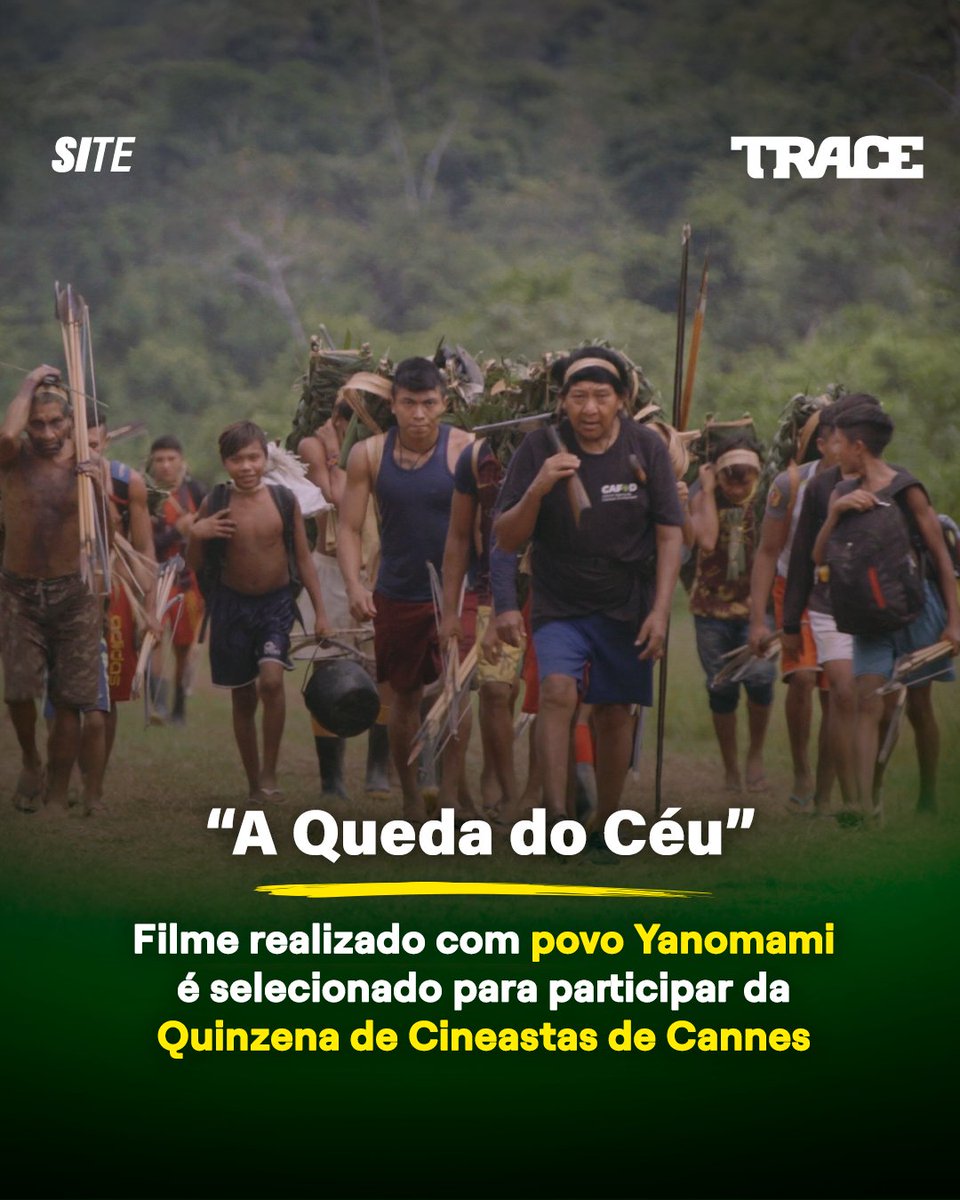 O documentário 'A Queda do Céu', inspirado no livro homônimo de Davi Kopenawa, xamã Yanomami, e Bruce Albert, antropólogo francês, terá sua estreia mundial na prestigiada Quinzaine des Cineàstes (Quinzena de Cineastas), em Cannes! Saiba mais em nosso site! br.trace.tv/cultura/a-qued…