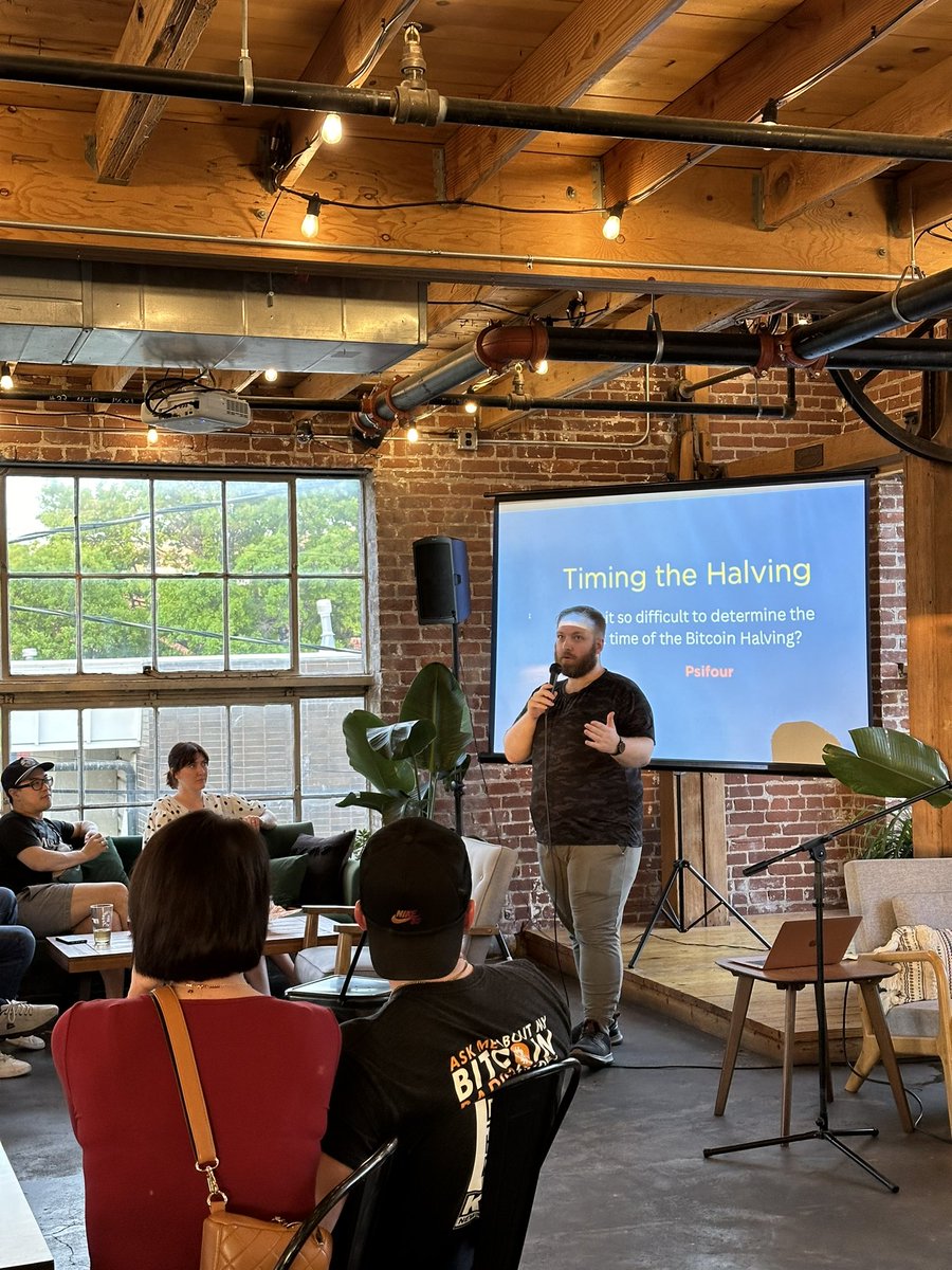 Talking about halving