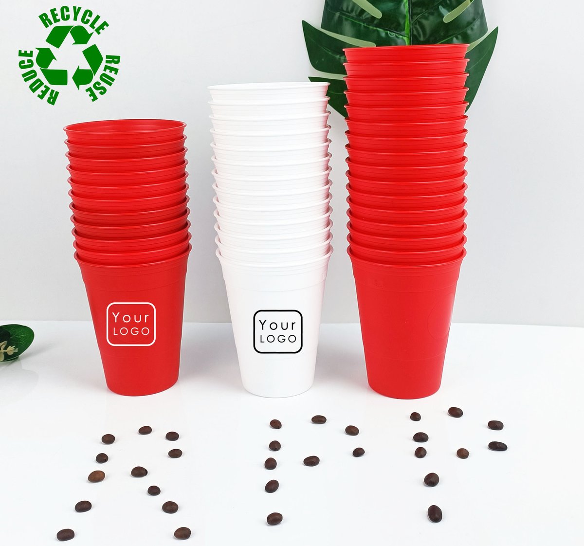 PP plastic stadium cups, water drinking cups.
Eco friendly, printing logo so easy.
Feel free to contact if further information.
thank you!