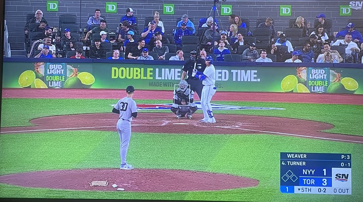 Do they find it hard to talk with their friends in these humongous, extra far apart seats at #BlueJays games?