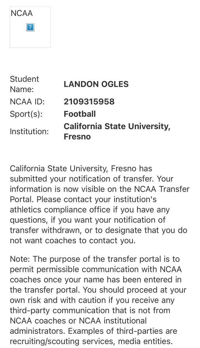 Thank you to all my coaches and teammates for the time I’ve spent at Fresno State. I wish nothing but the best for the team moving forward. I will be entering my name into the transfer portal with 2 for 2 eligibility. @NewGenKicking @Chris_Sailer @ThePuntFactory @coachmedina61