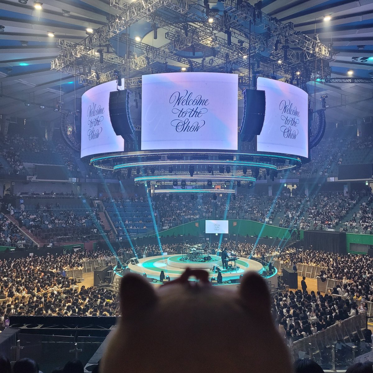 콘서트(중콘) 전에 찍은 사진...케둥이 뒷모습 귀여움