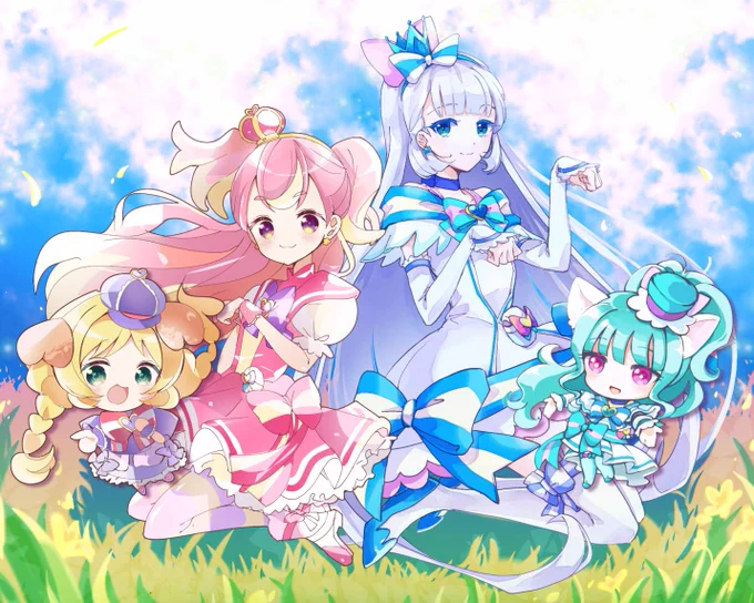 わさびちゃん()とわんぷり合作しましたー!!のんたはワンダフルちゃんとフレンディちゃん担当していますネップリ:GE8EWGGN2B(ファミマ・ローソン ~4/28頃まで) 
