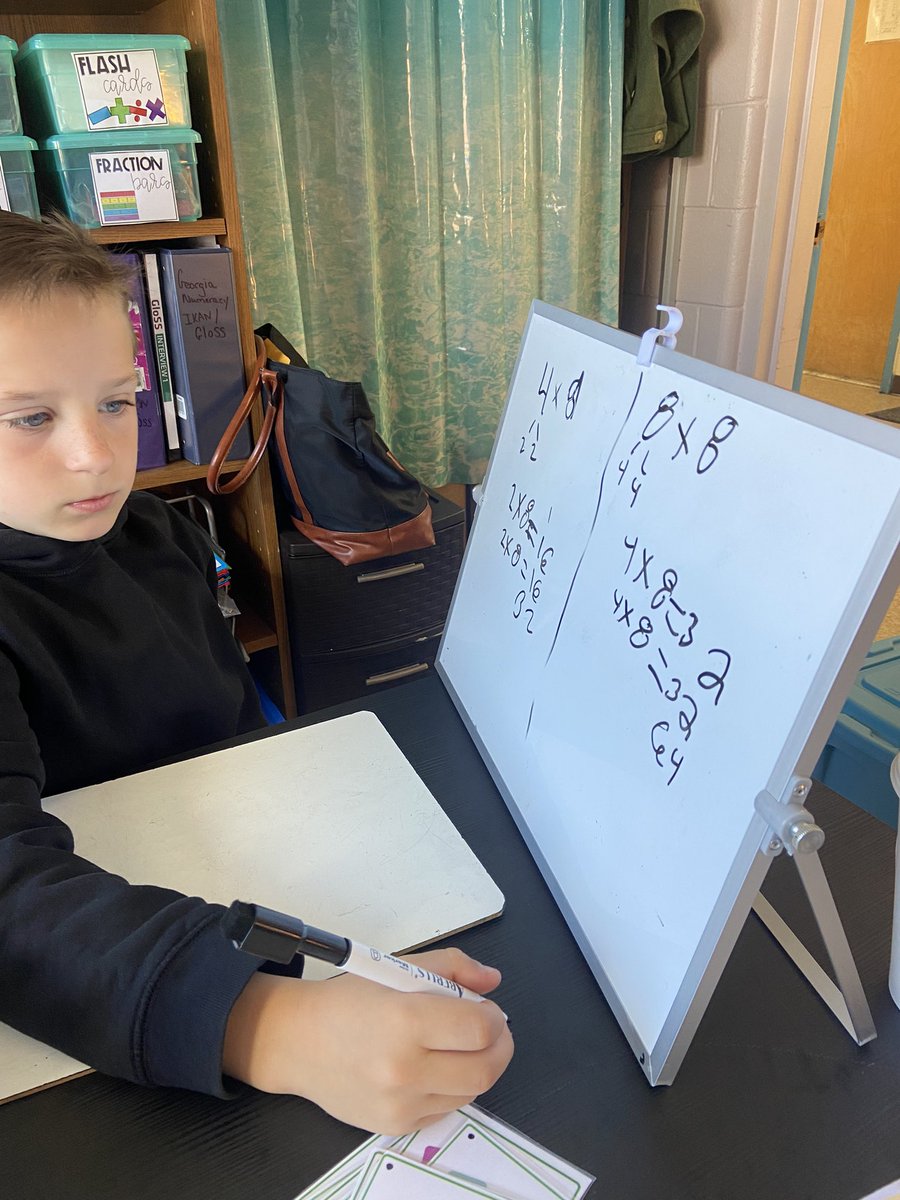 BrexMs's tweet photo. Working on our doubling strategy to practice our multiplication facts.  Students built and partitioned arrays and wrote matching equations!  ✖️@OceanAveSchool https://t.co/FCqklfpnl4