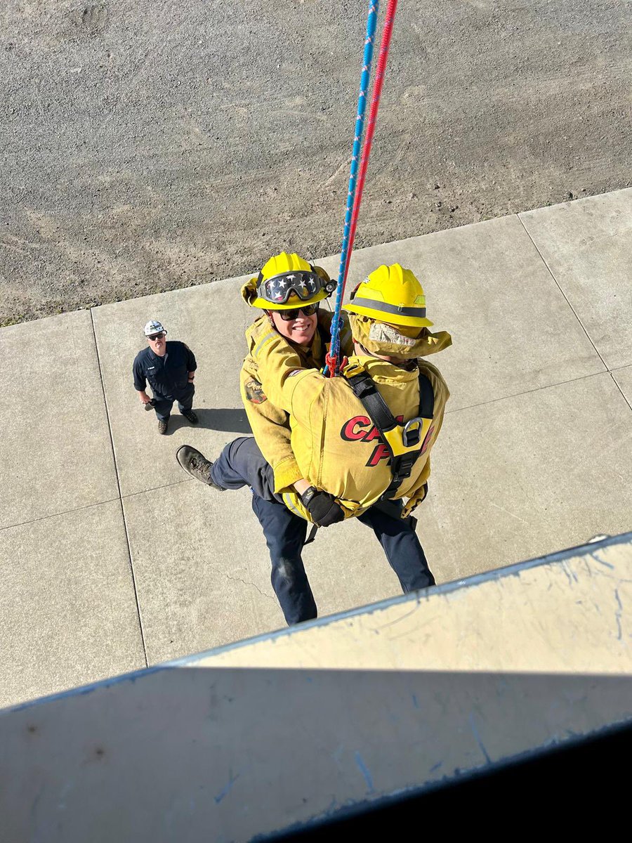 We recently hosted a Rope Rescue Awareness & Operations Class at the Napa County Training Grounds. In coordination with the Fresno Cadre, Firefighters from LNU, CZU, SCU, MEU and LMU received training in different types of techniques so we all can better serve our communities.