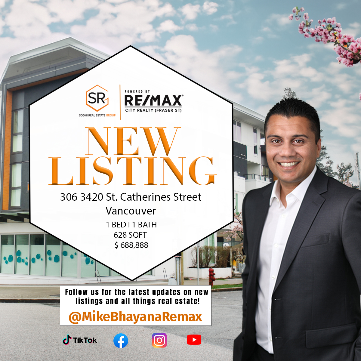 🎉NEW LISTING ALERT! 🏚

📍306 3420 St Catherine Street Vancouver

⏰Team SRG Powered by Remix 🌟

#NewListing
#vancouveragents #vancouverbc
#duplex #remaxagent #remaxagents
#remaxapproved 
#buywithus #buyersmarket #realestate#remaxhustle
#remaxcollection #Srgremax #Srgre