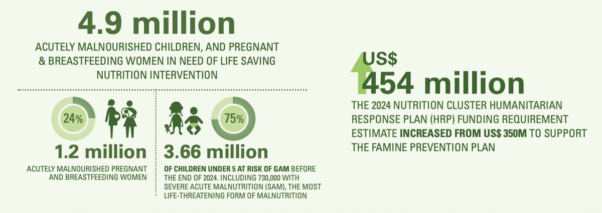 📈 What does the data show? That after one year of relentless conflict in Sudan 🇸🇩 urgent action is required NOW to save the lives of millions of women and children. Download our new Sudan Advocacy Brief👇 lnkd.in/giasBXPy #Sudan #malnutrition #wasting #humanitarianaid