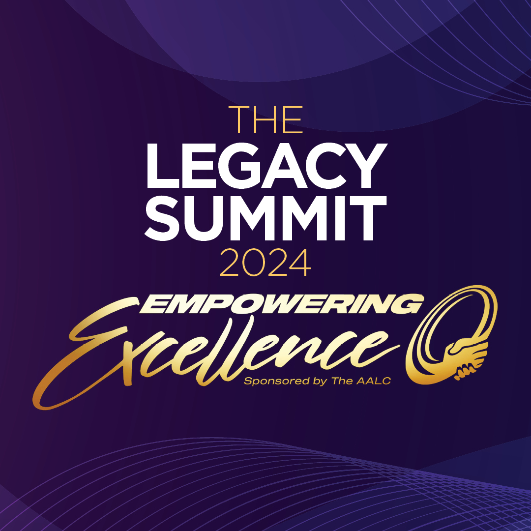 Excited to attend the 2024 AALC Legacy Summit in Orlando, FL at the end of April! Joining 3,500+ leaders to celebrate the AALC’s impact and empower the African American community. #AALCLegacySummit
