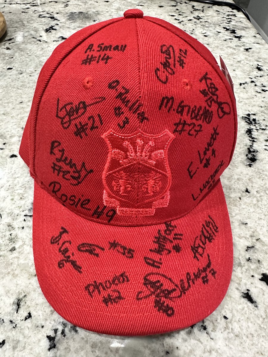 I want to give a very special thank you to @JessSteward344 and friends for helping me to get this signed by the @WrexhamAFCWomen team! 🩷🏴󠁧󠁢󠁷󠁬󠁳󠁿 This is my new favorite piece of Wrexham memorabilia! 😍 Up the town! #WxmAFC #WrexhamAFC