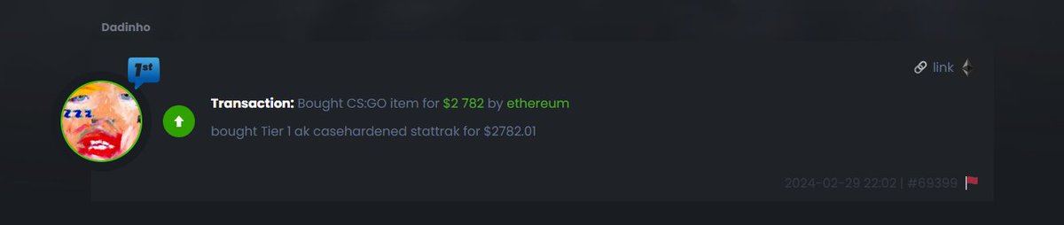 Jeb1seCS's tweet photo. Just secured and successfully sold a stunning 
💎💎AK-47 Case Hardened #617 (TIER 1) 💎💎
Always smooth transactions with Dadinho😆
#CSGO #SkinTrading #BuffBuyer #CaseHardened
#bluegem #CS2 https://t.co/k3JormATSN