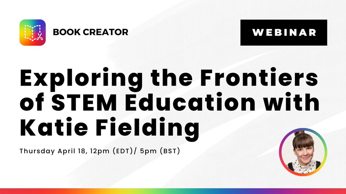 Join @KatieF THIS Thursday for a 3️⃣0️⃣ minute webinar to gain insight into Katie's new #STEM book series, designed to enhance the process and outcomes of STEM related lessons and in line with @ISTEofficial and @OfficialNGSS standards. Register: hubs.la/Q02sRwpp0