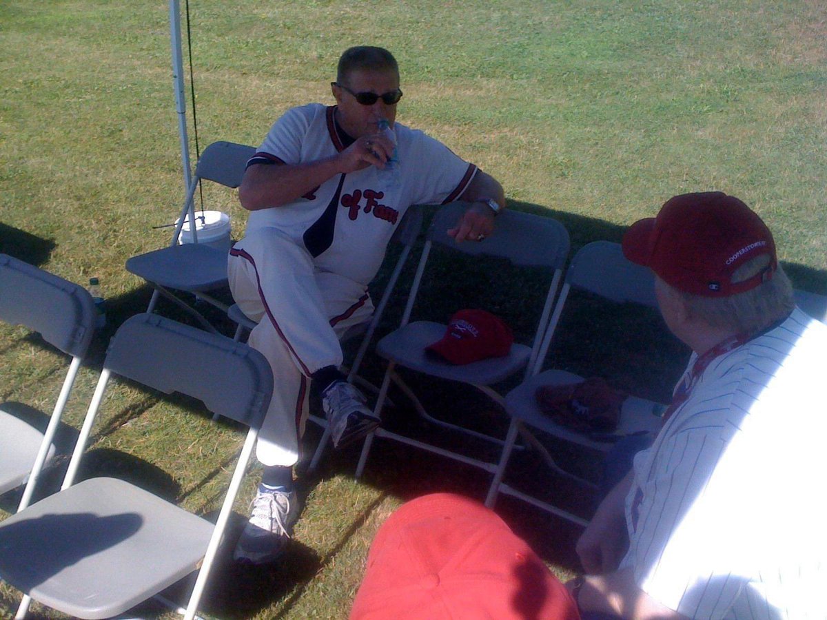 hayestrev's tweet photo. Whitey Herzog passed away today.

He was a member of the 2nd @baseballhall class I worked with in 2010. Nice man, appreciated I was from KC. Said he had fond memories there.

Here’s baby 2010 Trevor in #Cooperstown with Whitey. #baseballhall #blastfromthepast #careerinsports https://t.co/wUQZErc5Ys