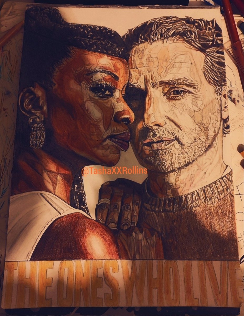 It's finally finished. Countless hours n months of effort put into this. But I'm proud as anything 🔥✍🏻 #AndrewLincoln & @DanaiGurira #TheOnesWhoLive