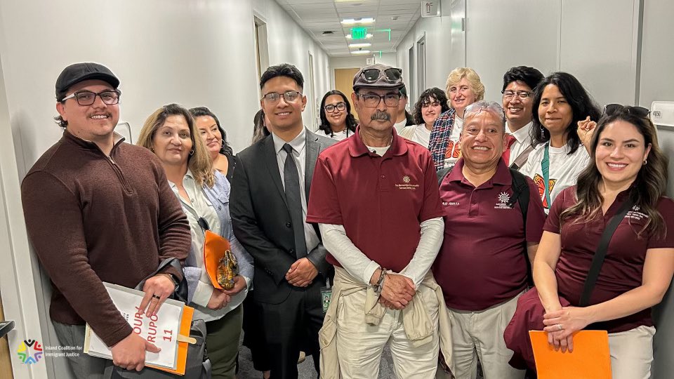 IC4IJ's tweet photo. #ImmigrantDay2024: Our Diversity is Our Power! Today we joined @CALimmigrant and community members in Sacramento to urge elected officials to support policies that PROTECT and UPLIFT immigrant rights ❤️‍🔥 #food4all #health4all #safetynet4all (1/2) https://t.co/RYSmLG5uFb