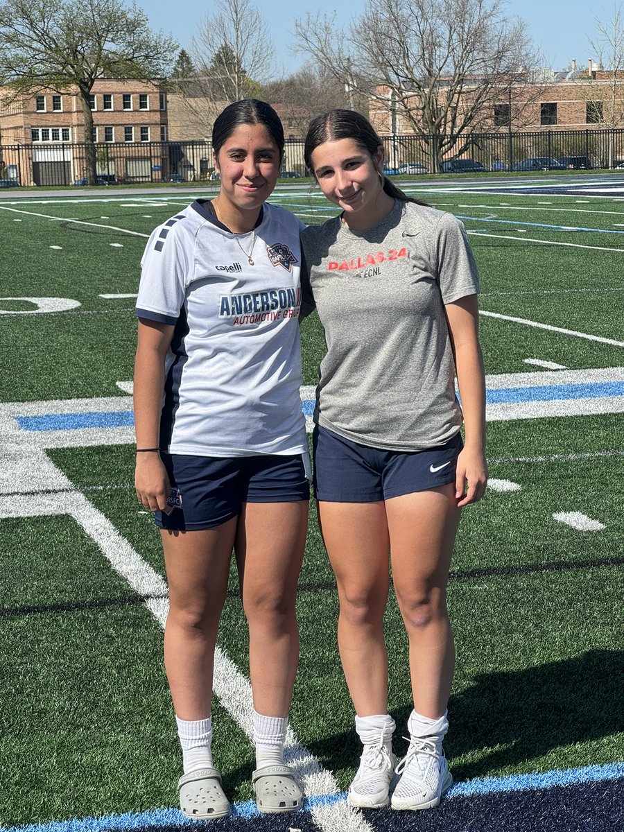 Thank you to @DrakeWSoccer, @PurdueSoccer, @IUPUIWSOC, @KnoxWomensSoc, @ElmhurstU_WSOC, and @NCC_WSoccer for an amazing ID camp at Elmhurst College!