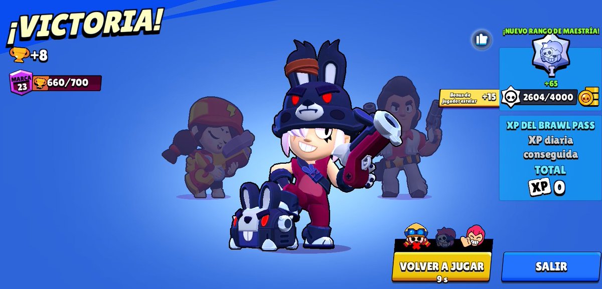 Día 1) Plata 1. (buffeen a penny‼️) 😭 #brawlstars