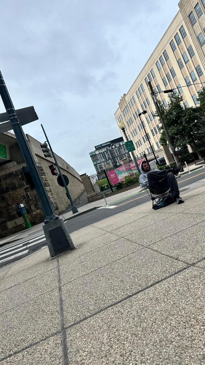 Any one know the story behind the man that sits in front of the government building next to the NoMa metro is? I assume it’s some kinda protest since the DOJ has offices there…. I can’t recall when I first noticed him but he’s there pretty much every day as I go to the metro…