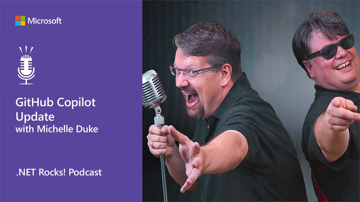 #dotNETRocks talks to @MishManners about the new ChatGPT-like interface features in #GitHubCopilot and digs into the broader ideas around large language models and the perception of artificial intelligence affecting the entire world. Listen in. 🦻 msft.it/6011c4UiX