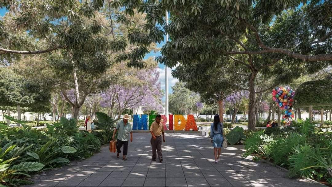MeridaModerna's tweet photo. Inician trabajos de intervención a la #PlazaGrande de #Mérida

- Este proyecto también contempla el sembrado de nuevos árboles y la reubicación de otras especies que no son endémicas de Yucatán y que actualmente se encuentran en la Plaza Grande. ⛲🌳🤩 https://t.co/9F8spGdbTX