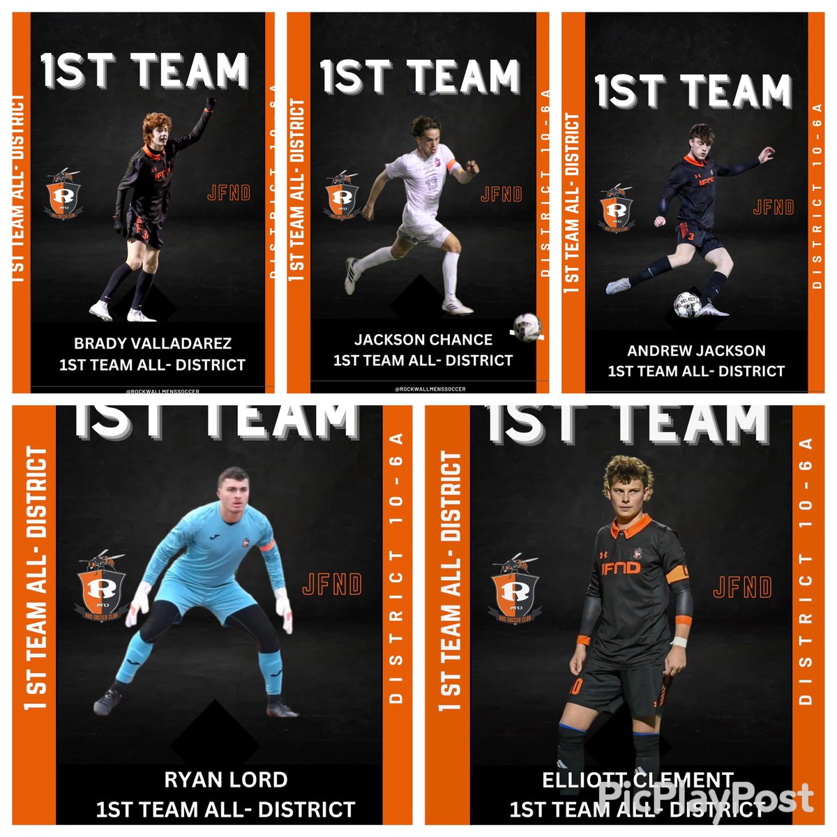 1st TEAM ALL DISTRICT!!! Representing this group well!! Well deserved!!!!  <a href="/Rockwall_HS/">RockwallHighSchool</a> <a href="/RISDAthletics/">Rockwall ISD Sports Marketing</a> <a href="/ROCOgameday/">TXHS Sports Media LLC</a> <a href="/tascosoccer/">TASCO</a>