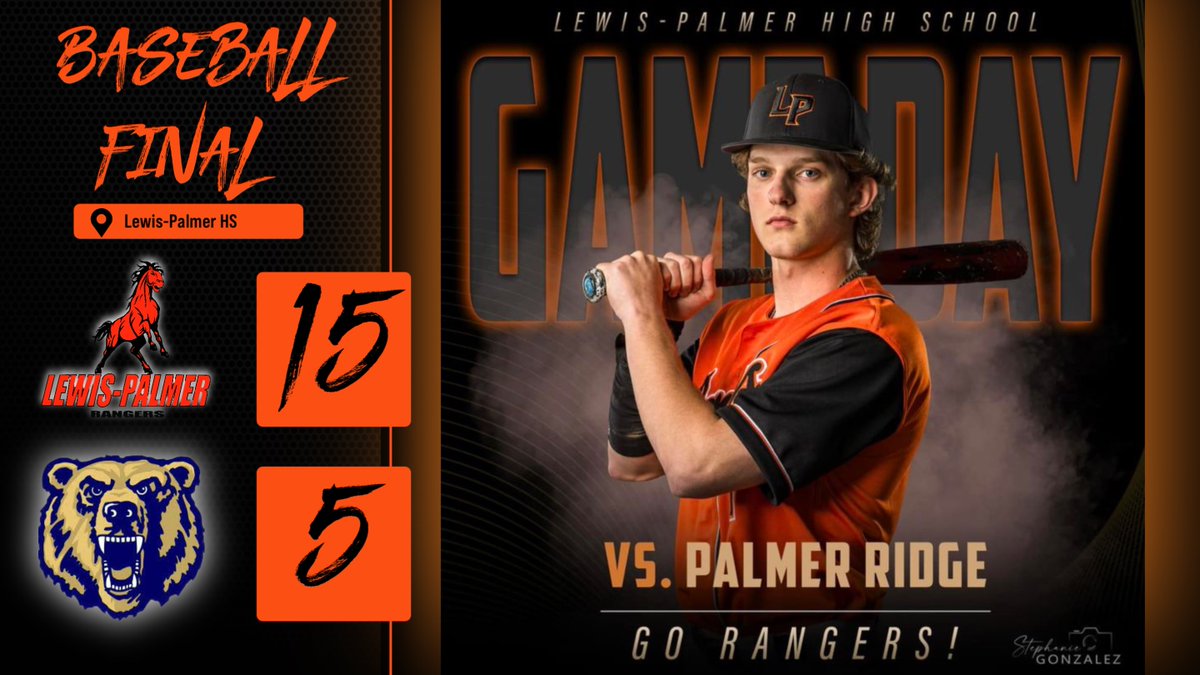 Ranger baseball get the win over Palmer Ridge in 5 innings.