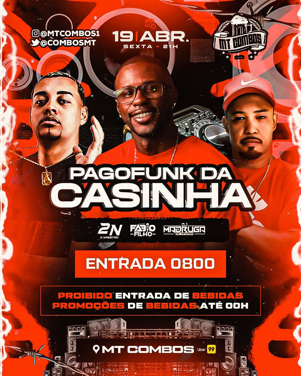 Sexta tem pagofunk na casinha 🔥