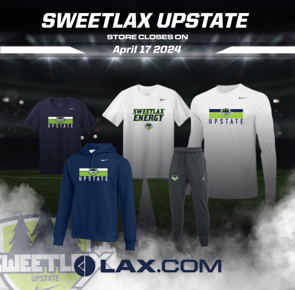 Sweetlax Upstate Spring/Summer 2024 Store is now OPEN! Click the 🔗 in our bio to check it out and order your great before the summer season. Store closes April 17th!
