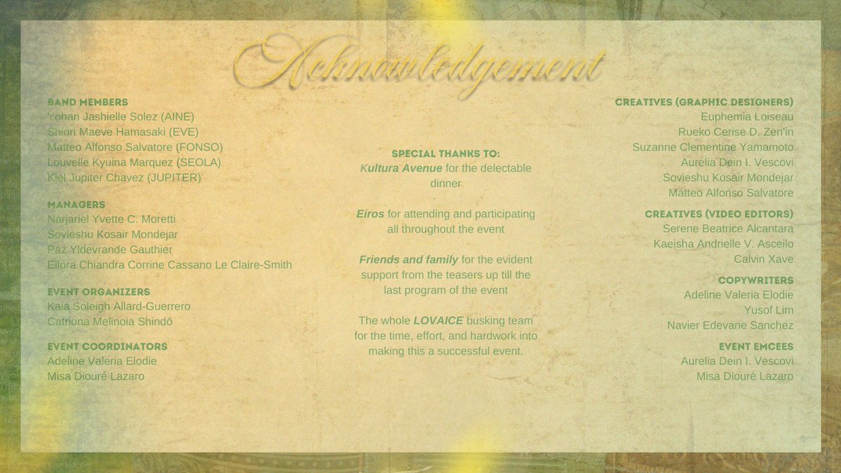 LOVAICEOFFCL's tweet photo. ㅤㅤ

           🎼 ˏˋ 𝐈nside 𝐓he 𝐏andora : ° ᡣ𐭩
        The 𝐋𝐎𝐕𝐀𝐈𝐂𝐄's Rhythmic Quest

                𝄞₊ ⊹ Acknowledgement ˚˖♬୭

ㅤㅤㅤ https://t.co/R4mPq7sNhT