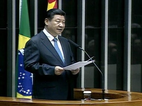 President Xi Jinping addresses the National Congress of Brazil (2014)