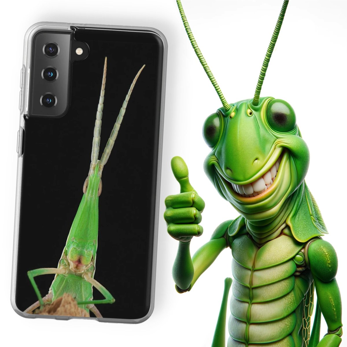 SINOBUG entomological phone cases - for iPhone & Samsung models with slim, tough, and soft case options on #REDBUBBLE... PLUS LOTS MORE, ALL 25% off!! Grasshopper (Acrida chinensis, Acrididae) Pu'er, Yunnan, China redbubble.com/shop/ap/152281… Full store: itchydogimages.redbubble.com