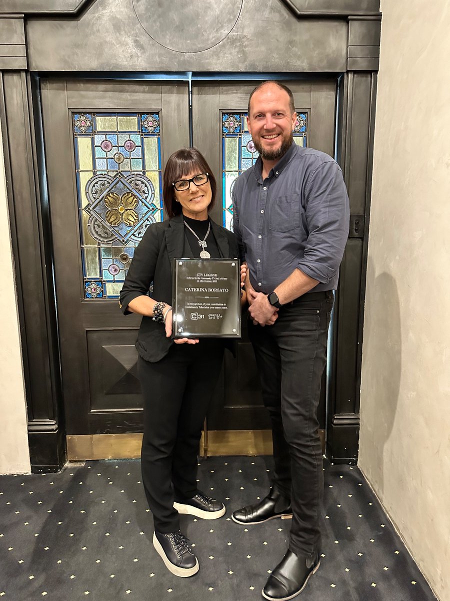 Congratulations to Caterina Borsato, inaugural member of the CTV Hall of Fame. Last year she was bestowed legend status for her contribution to Community TV. Her program Regional Italian Cuisine showcases cultural traditions through food & has been a popular fixture for years.