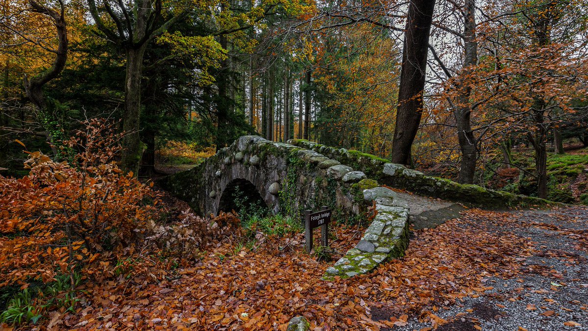 Foleys Bridge. Tollymore Forest Park. Northern Ireland. NMP.