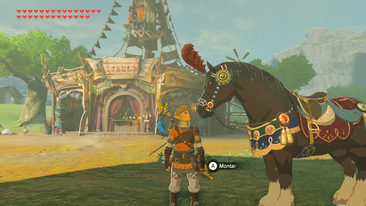 the link horse looks very elegant😚💖🐴
#BreathoftheWild