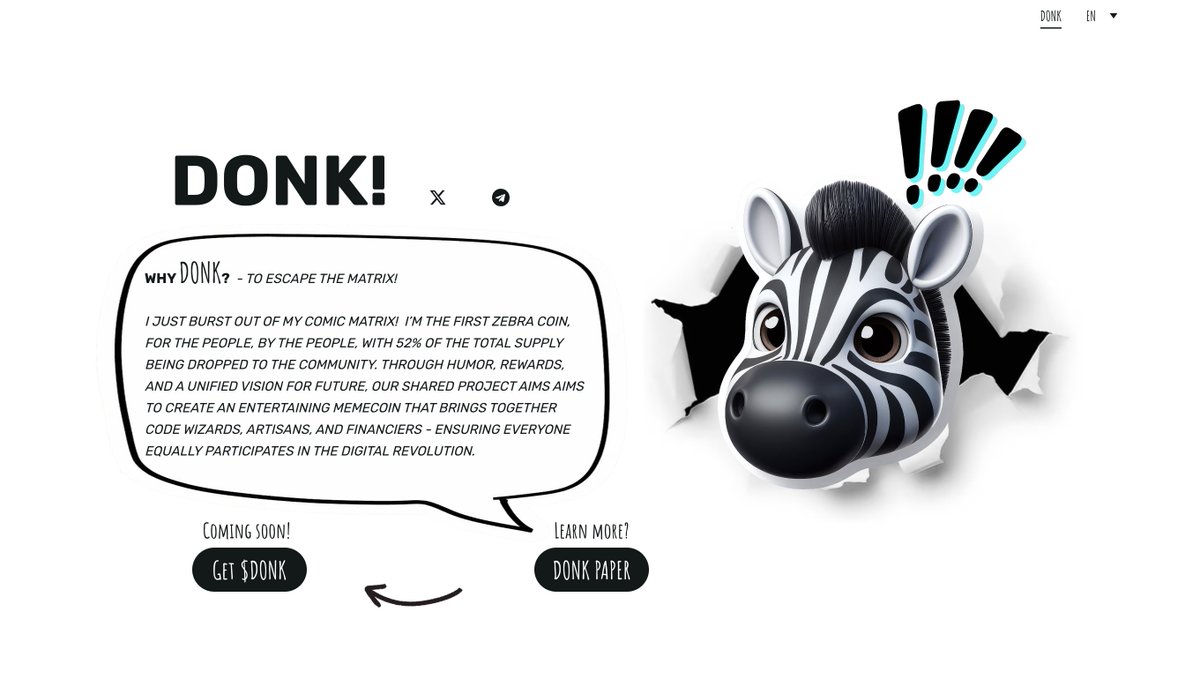 DONK! 🦓 tweet media