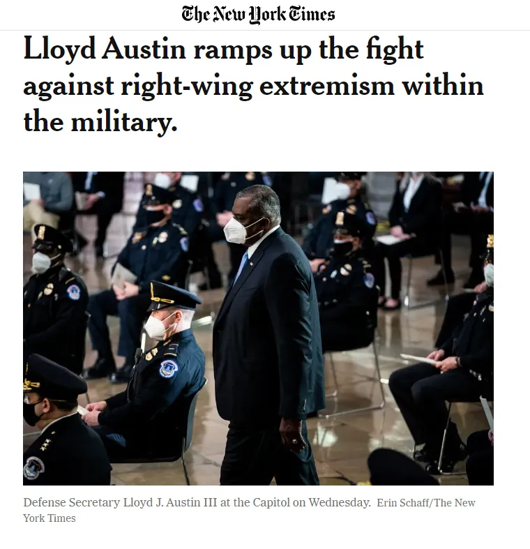 On February 5, 2021, Secretary of Defense Austin ordered commanding military officers to institute a one-day 'stand-down' address 'right-wing extremism.' In December 2023, the military finally released an independent study of extremism in the military. What did it find?