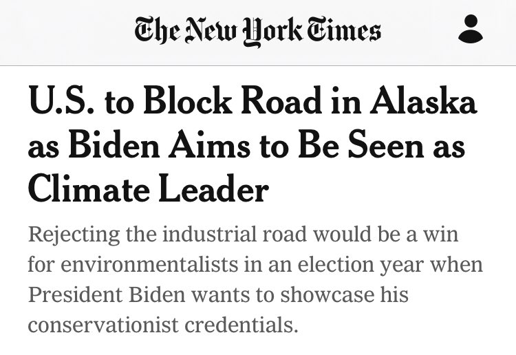 The New York Times presents this in cynical political terms, as if no one in a position of power could possibly give a damn about the environment and decide to do the right thing. It’s this kind of spin that makes the Times toxic to good government.
