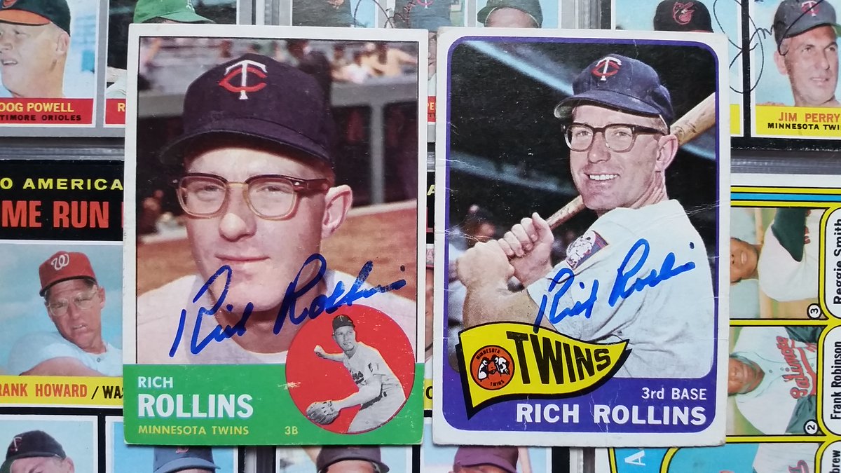 Happy 86th birthday to Rich Rollins, who led the entire American League in All-Star voting as a rookie in 1962. In 1963, he finished third in the AL batting race behind Carl Yastrzemski and Al Kaline with a .307 AVG.