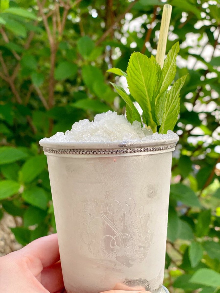 It’s time! Enjoying my mint julep with some sugar cookies tonight. #KyDerby