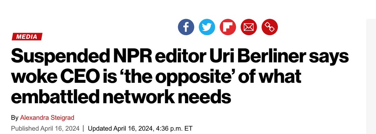 I can't imagine how shocking it must have been for NPR to discover that an actual journalist was occupying their newsroom. I suppose it must have been like living a healthy lifestyle your whole life only to discover you have cancer. Poor NPR. I feel for ya NPR! Bad news is so…