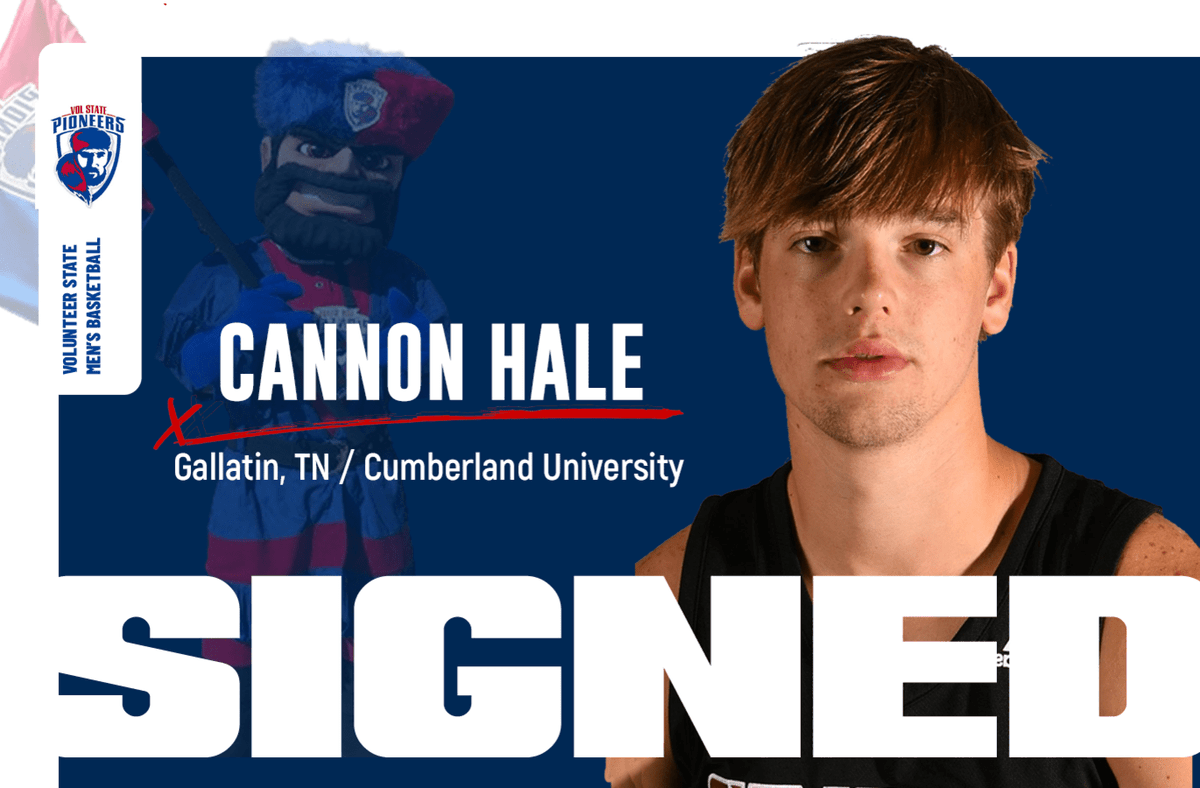 ✍️Official

Cannon Hale is a Vol State Pioneer