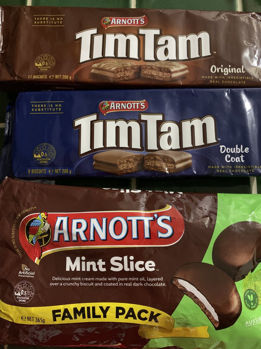Has anyone tried these cookies with the silly name? My good friend brought me these all the way from Australia. Delicious too. Especially the mint ones. 😍