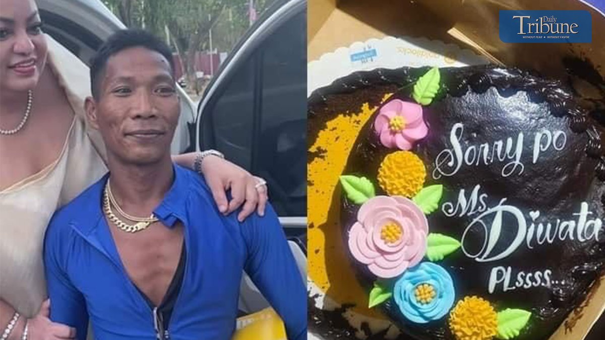 tribunephl's tweet image. VIRAL "CAKE" STORY REVEALED

WATCH: Former actress and San Pablo Laguna First Lady Gem Castillo reveals story behind viral “cake” picture with social media sensation Diwata. | via Jefferson Fernando 

#Diwata #cake #DailyTribune
