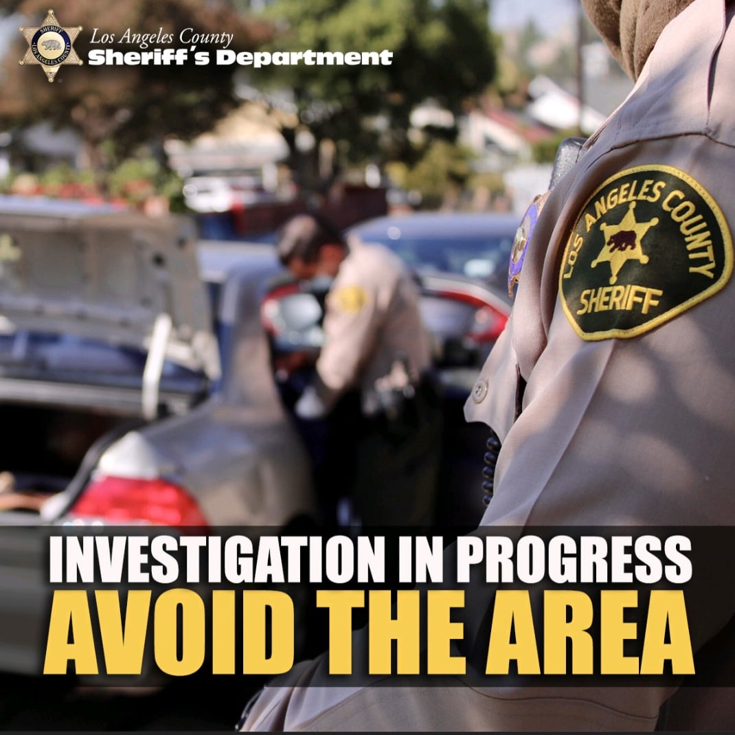 Avoid the area of South Central Avenue and East 83rd Street, Los Angeles CA 90001. Century Station Deputies are attempting to locate an armed suspect. Please stay away and use alternate routes until the investigation is completed.