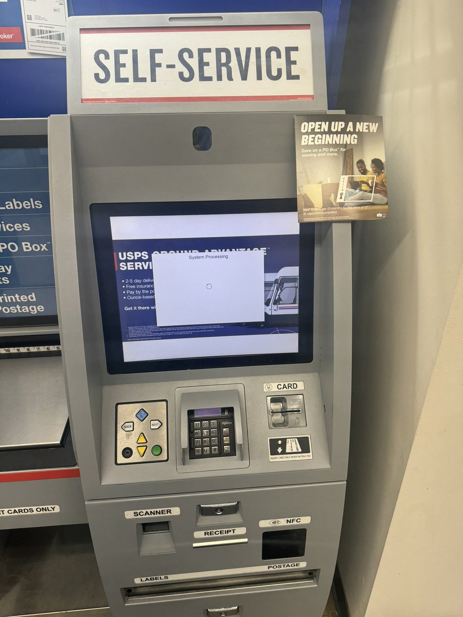 DigiEntertain's tweet photo. Your stupid machines are broken 75% of the time. FIX IT!! @USPSHelp @USPS https://t.co/gJcdtEMjeX