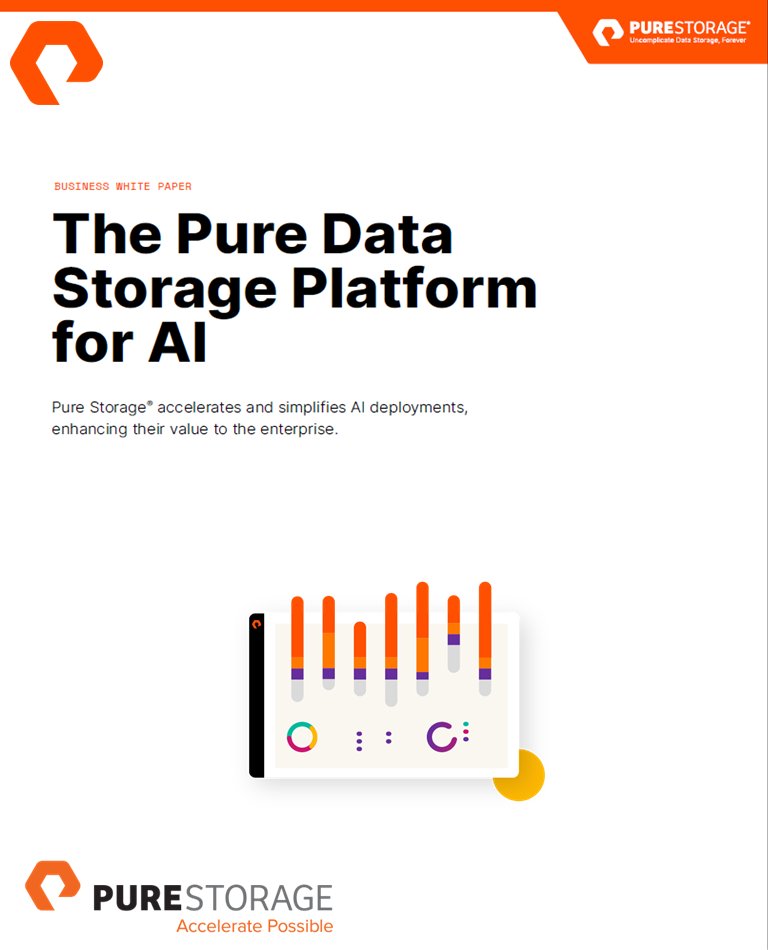 Download White Paper from @PureStorage >> The Pure Data Storage Platform for #AI: purestorage.com/docs.html?item…

Discover why enterprise #CDO & #CTO execs in finance, medicine, manufacturing, transportation, security, etc. are turning to #PureStorage for a unified data platform for AI.